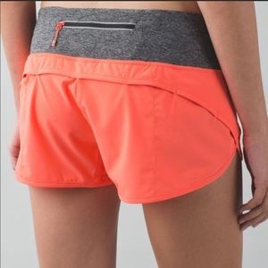 Lululemon Speed Up shorts 2.5” Neon Corral